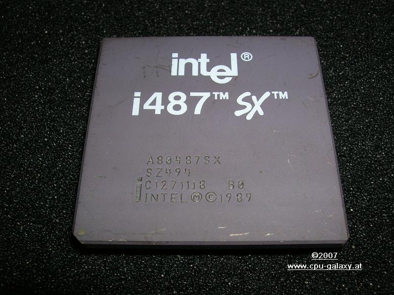 intel i487SX A80487SX SZ494 動作未確認